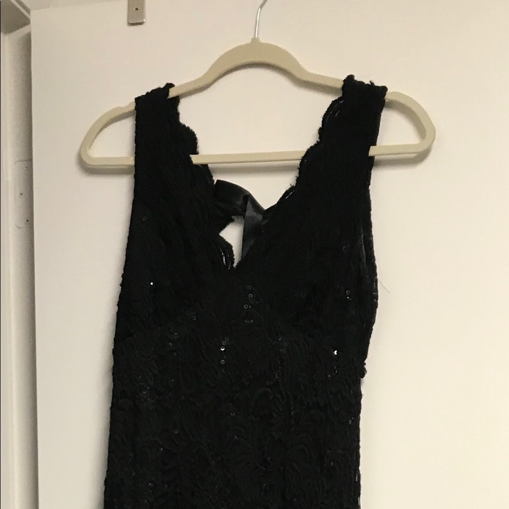 Black formal dress